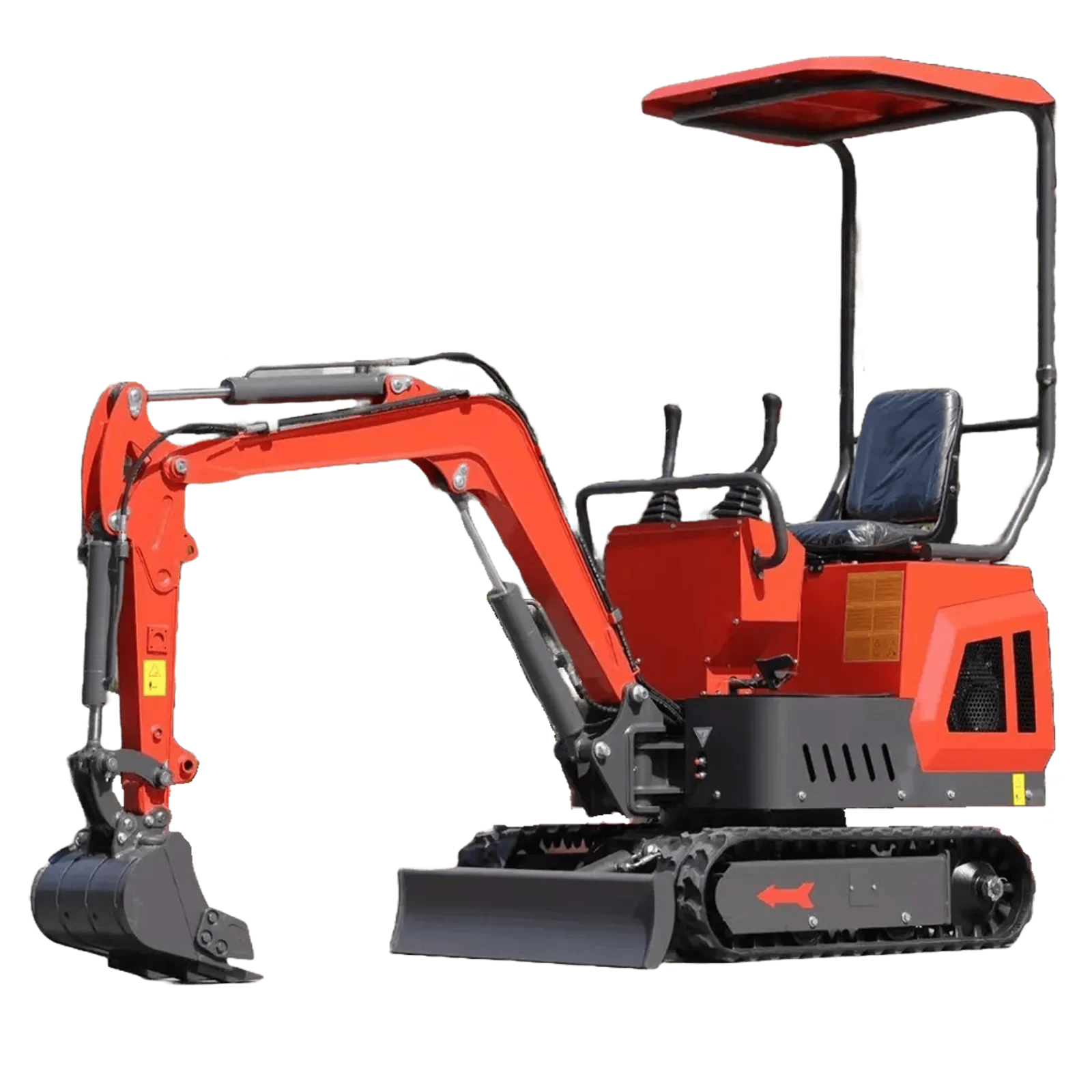Müller Machinery MB 10 Minibagger, 1 Tonne, Neumaschine mit Schutzdach und Planierschild